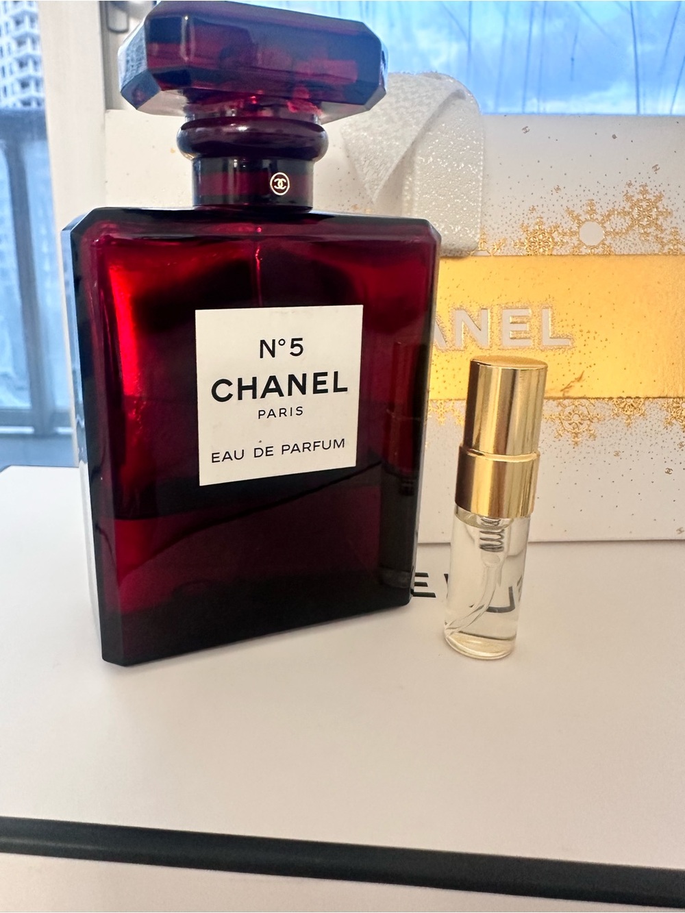 Chanel No5 perfume sample size -